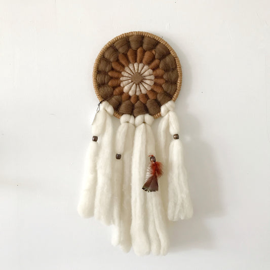 1970's Woven Wool Dream Catcher