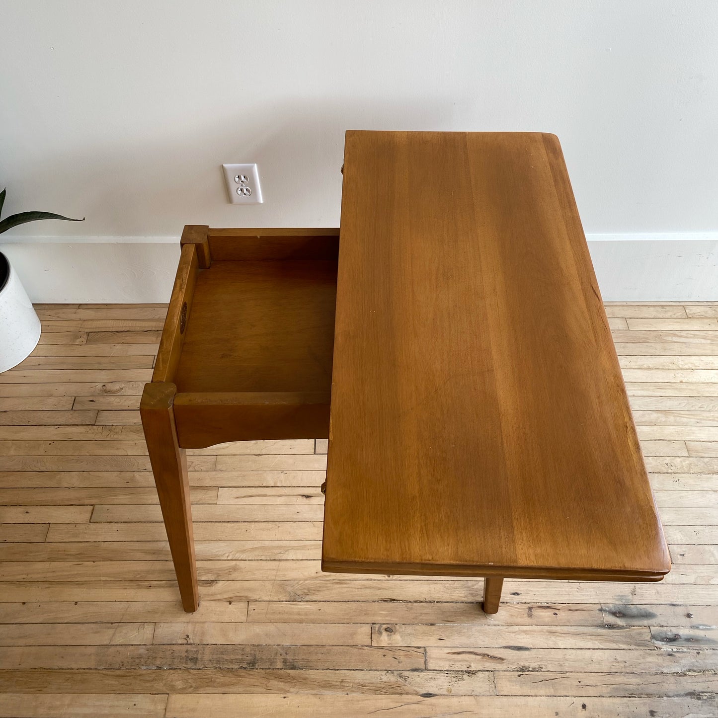 Vintage Folding Maple Game Table