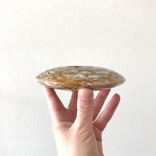 Large Marble Tea Light Holder