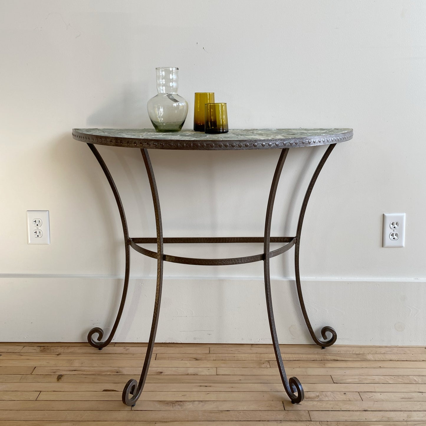 Found Iron + Stone Console Table, Choose