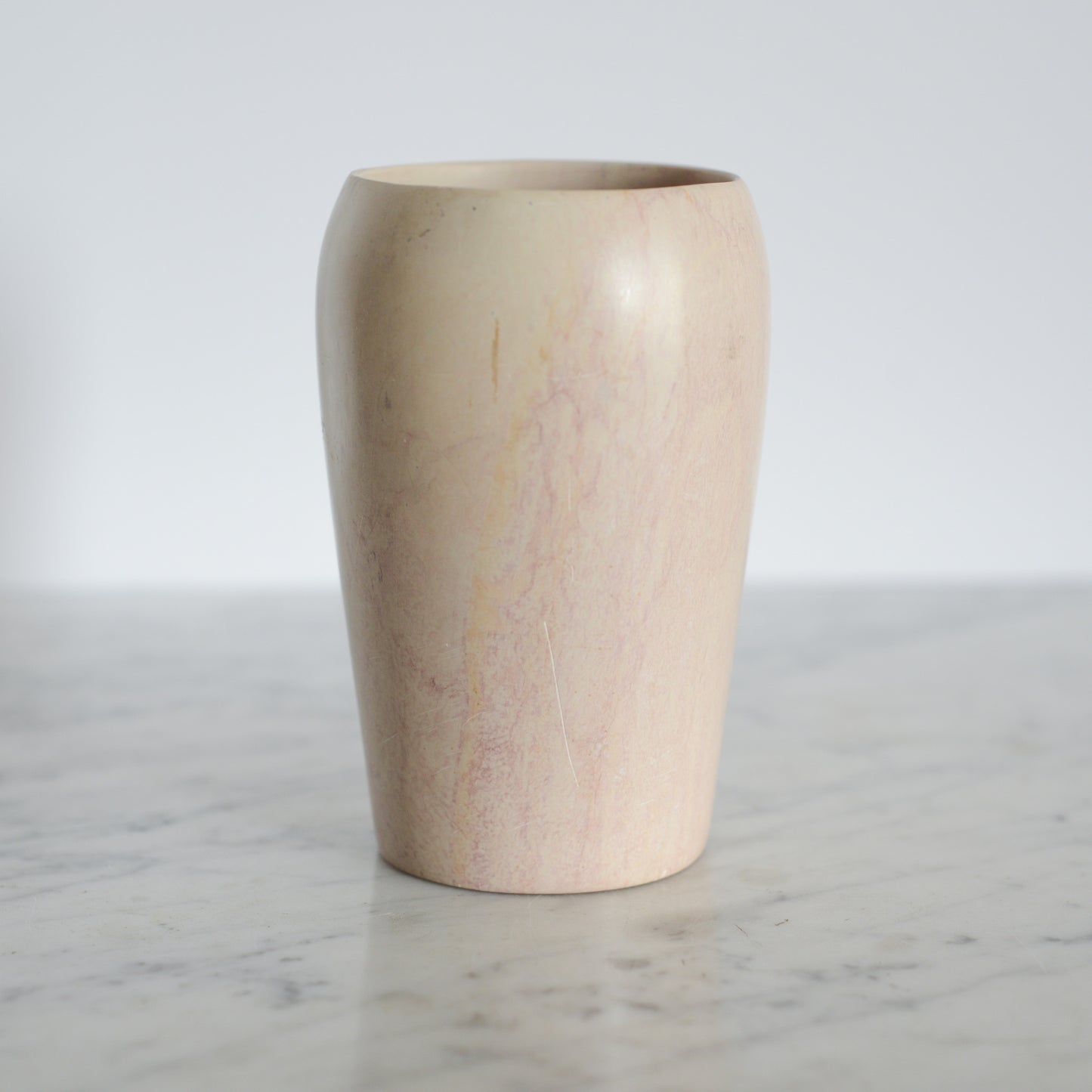 Minimalist Soapstone Vase, 6”