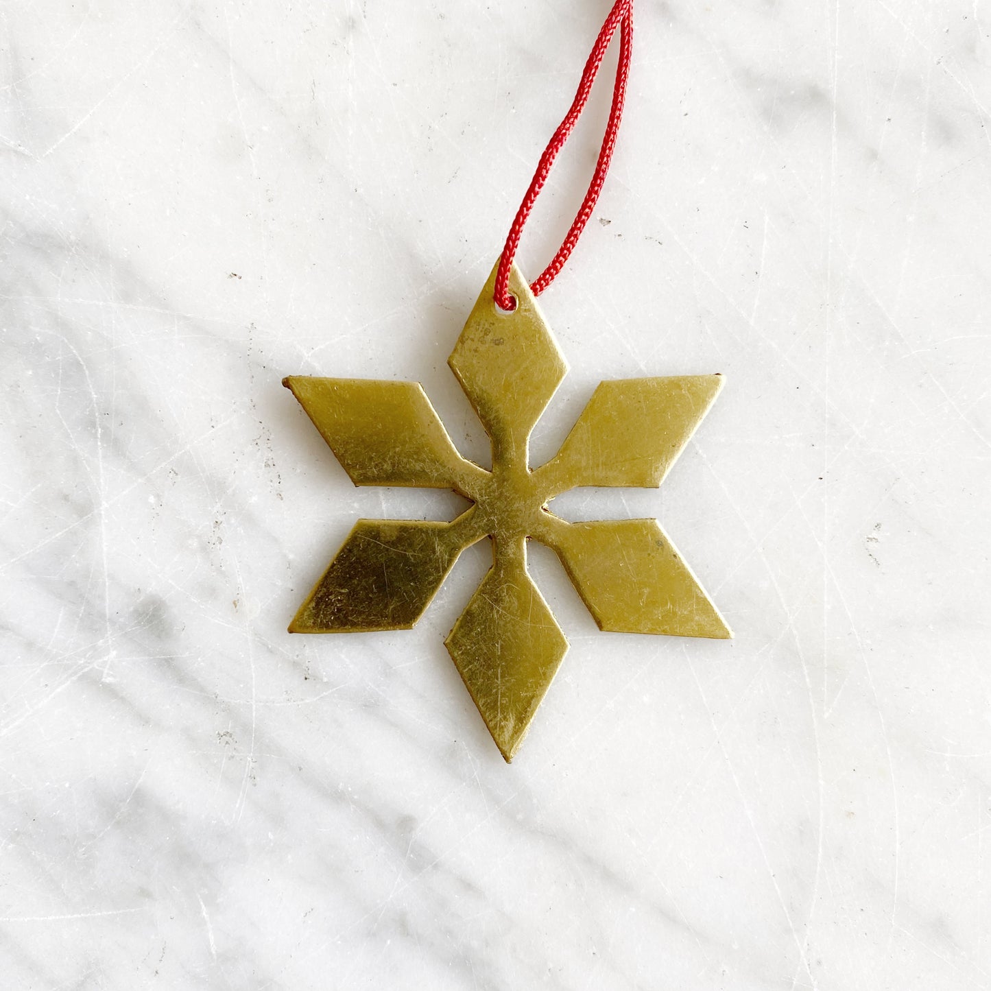 Brass Snowflake Ornament, Choose