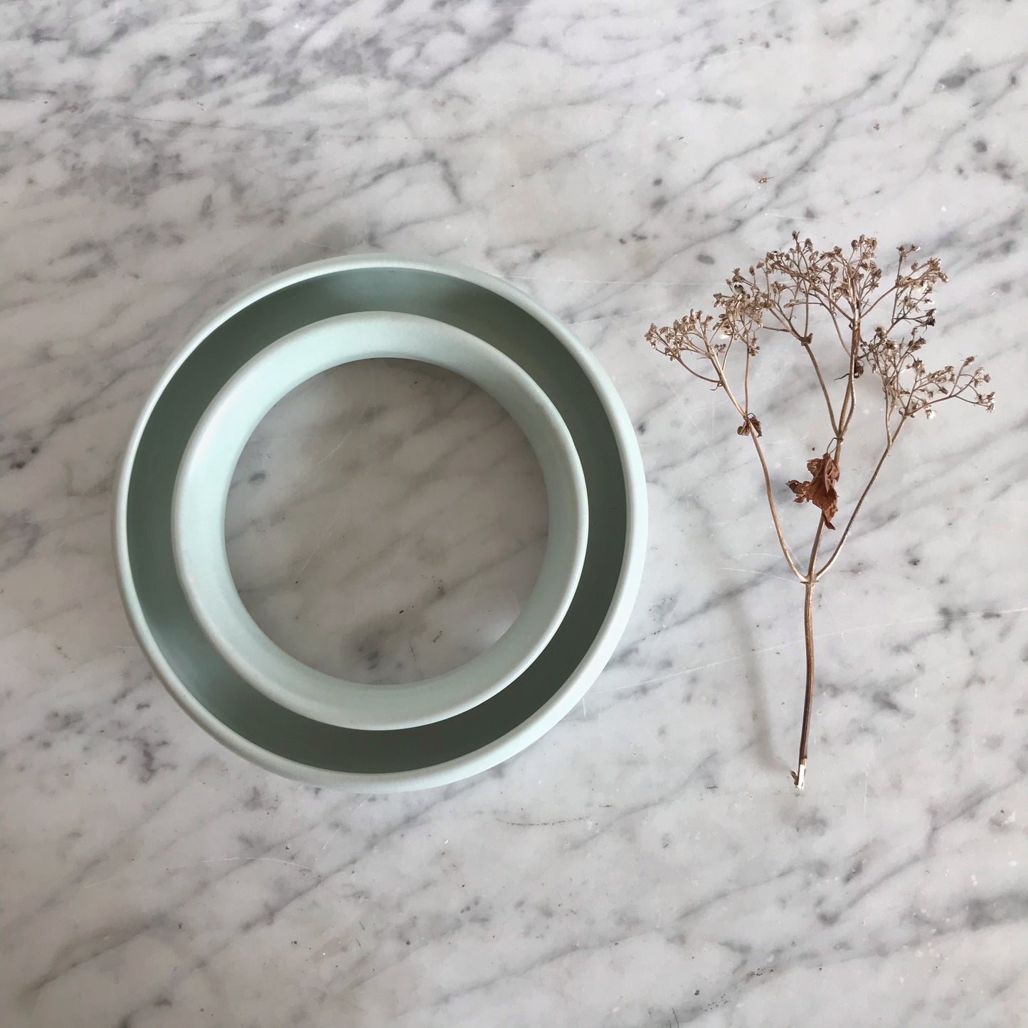 Vintage Ceramic Floral Ring, Ikebana Vase