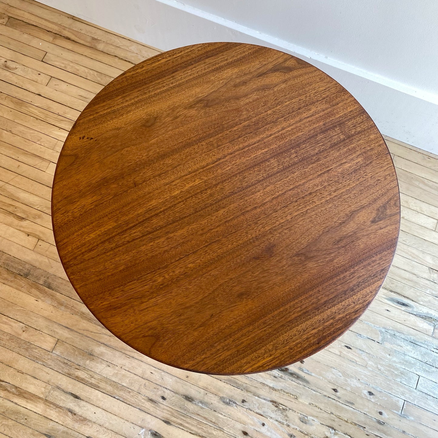 Vintage Round 'Floating' Side Table by Jens Risom
