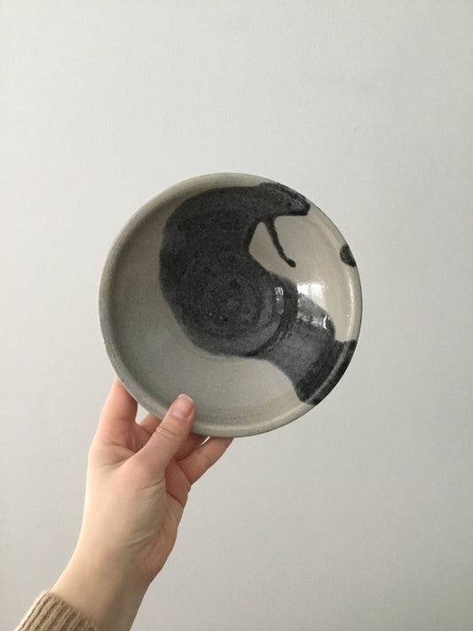 Studio Pottery Bowl, Slate Blues