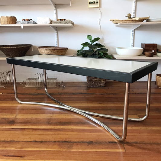 Vintage Postmodern Fiberglass Coffee Table