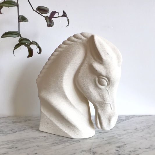 Huge Vintage Ceramic Horse Head, Haeger