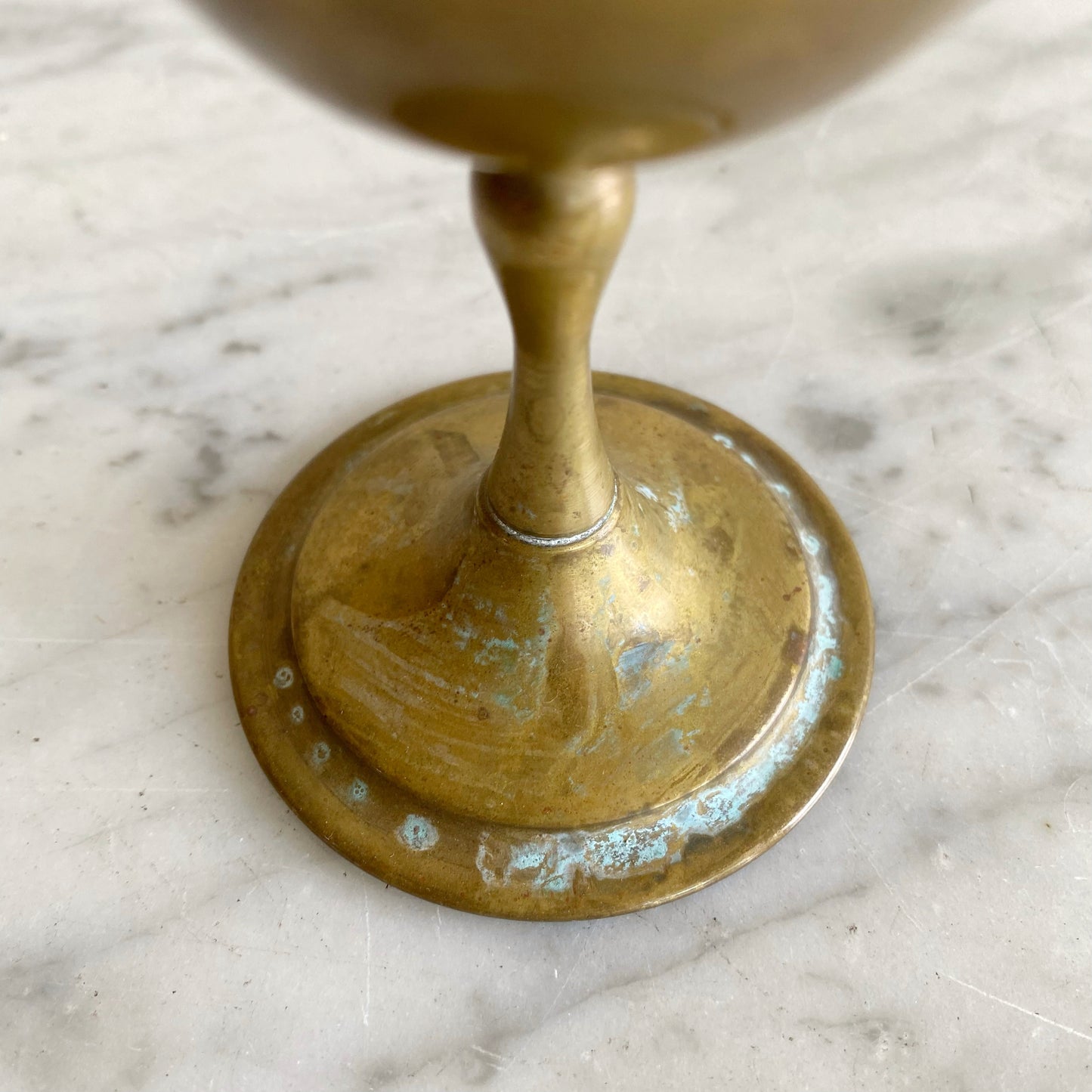 Vintage Brass Goblet