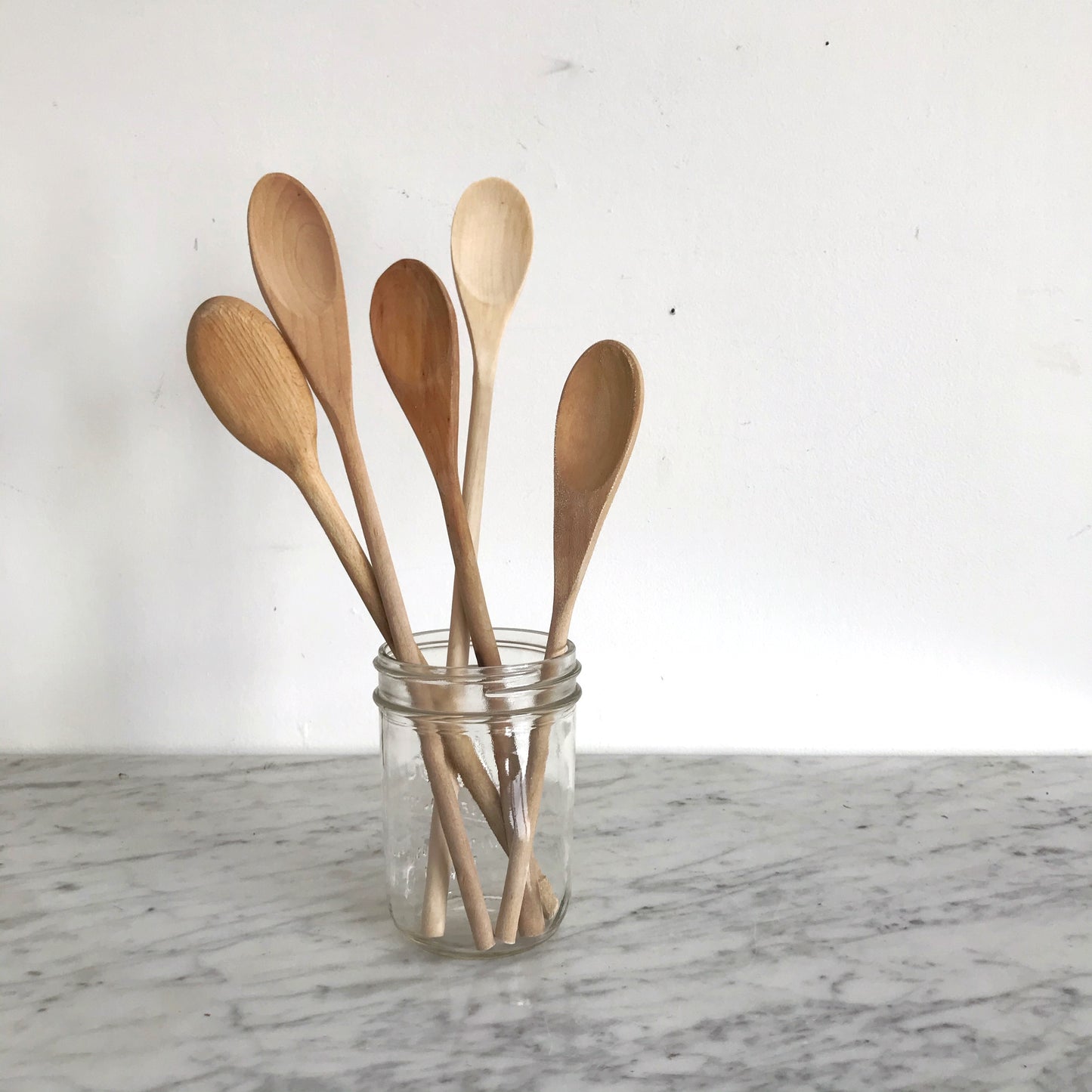 Collection of Wood Mixing Spoons