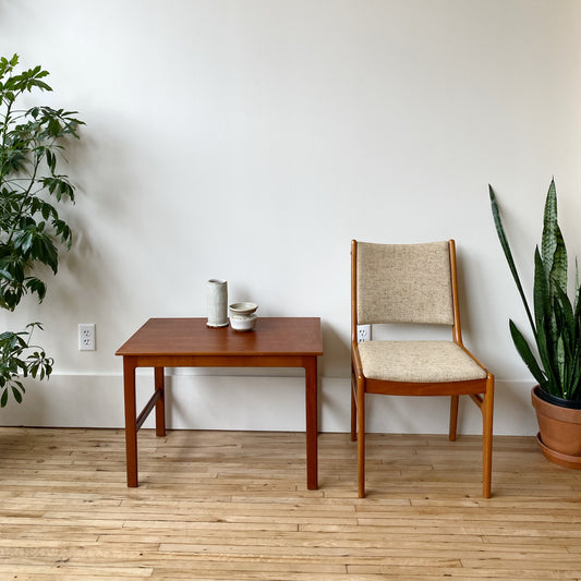 Vintage Petite Danish Teak Coffee Table / End Table