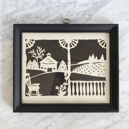 1970’s Paper Cutting Picture