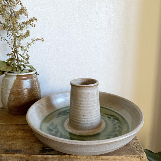 Vintage Stoneware Serving Piece / Platter