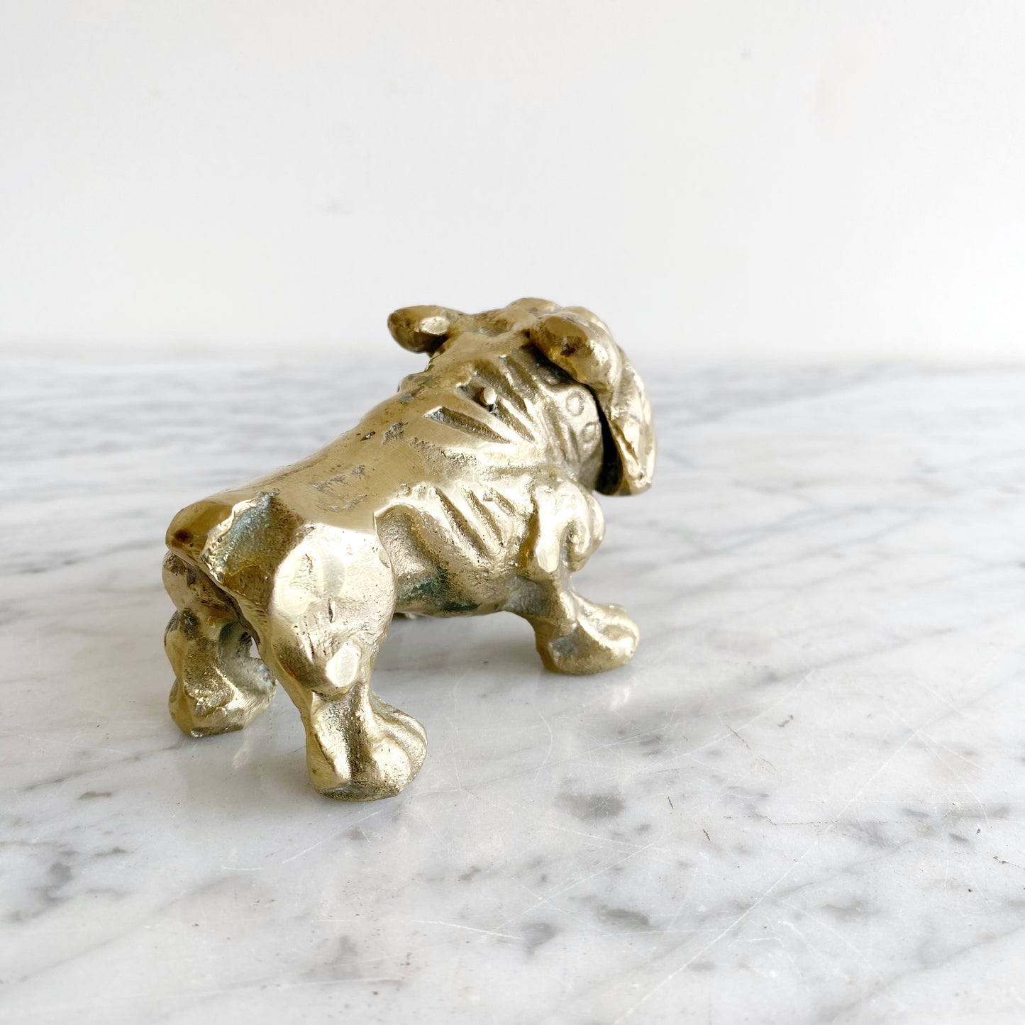 Vintage Brass Bull Dog