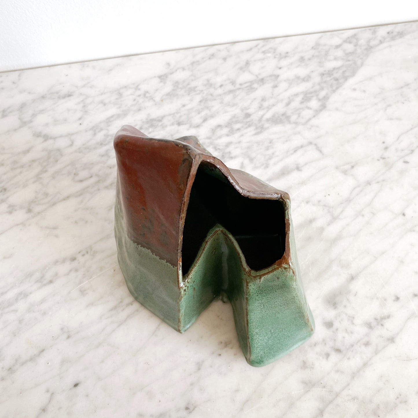 Hand-built Abstract Pottery Piece
