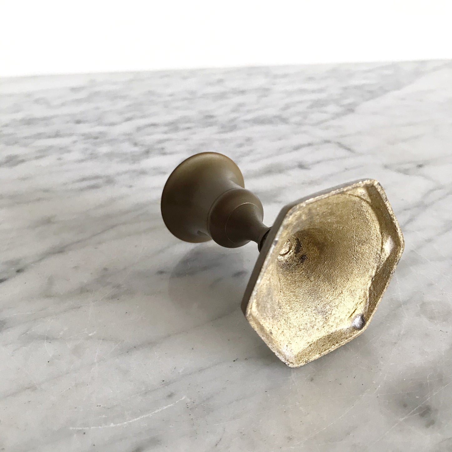 Small Vintage Brass Candle Holder