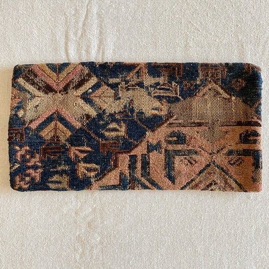 Hand-knotted Turkish Pillow Cover (8x16)
