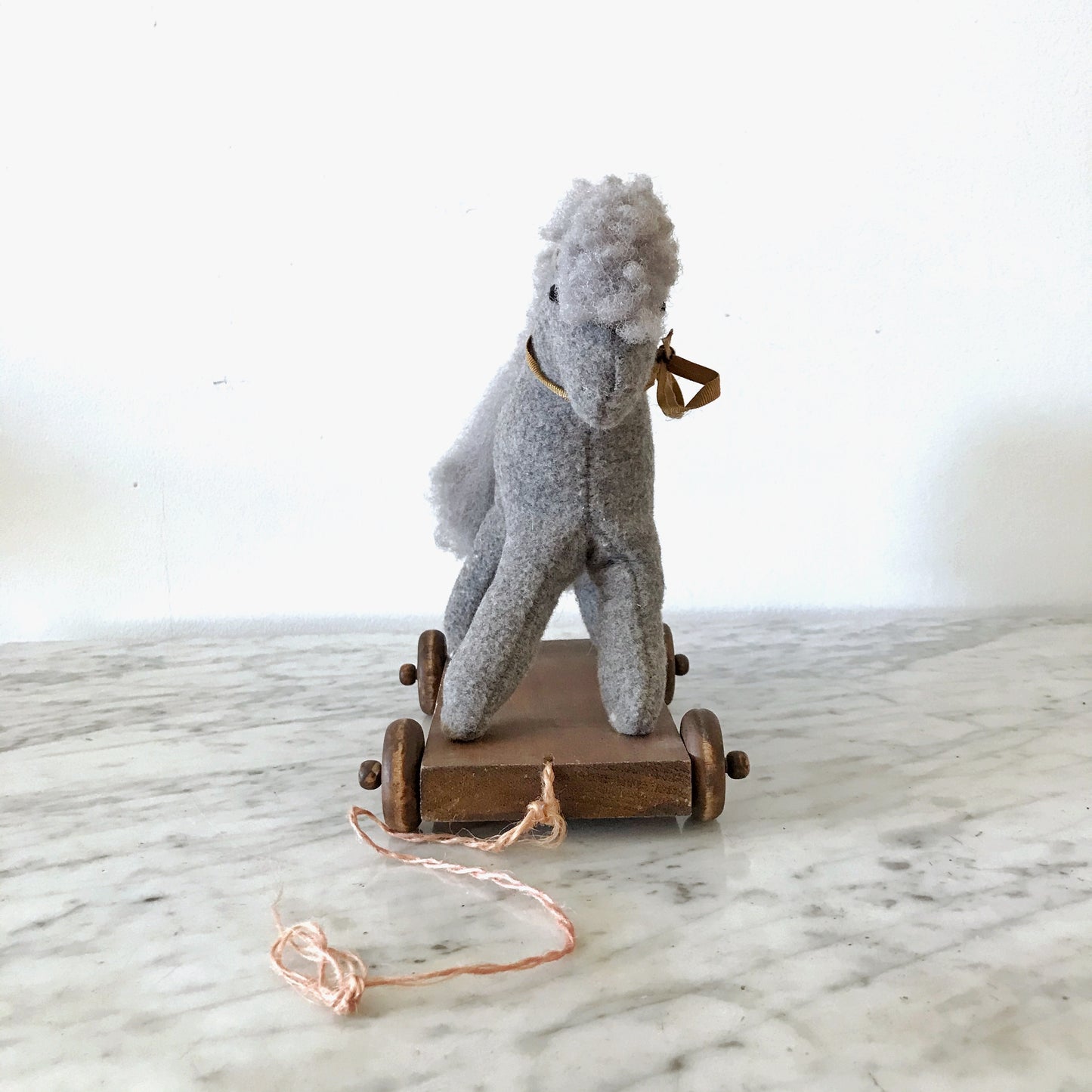 Vintage Handmade Horse Pull Toy