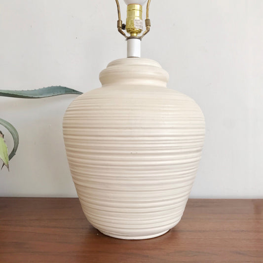 Vintage Textured Ceramic Lamp Base