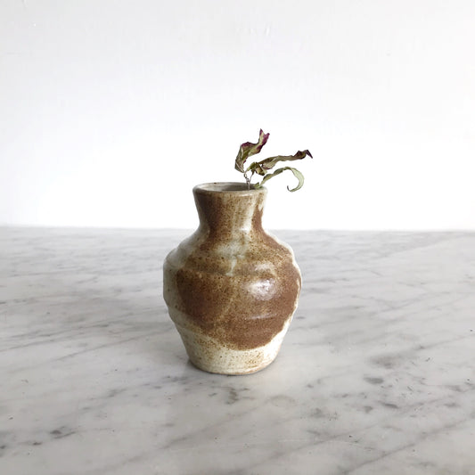 Small Pottery Bud Vase, 3-5/8”