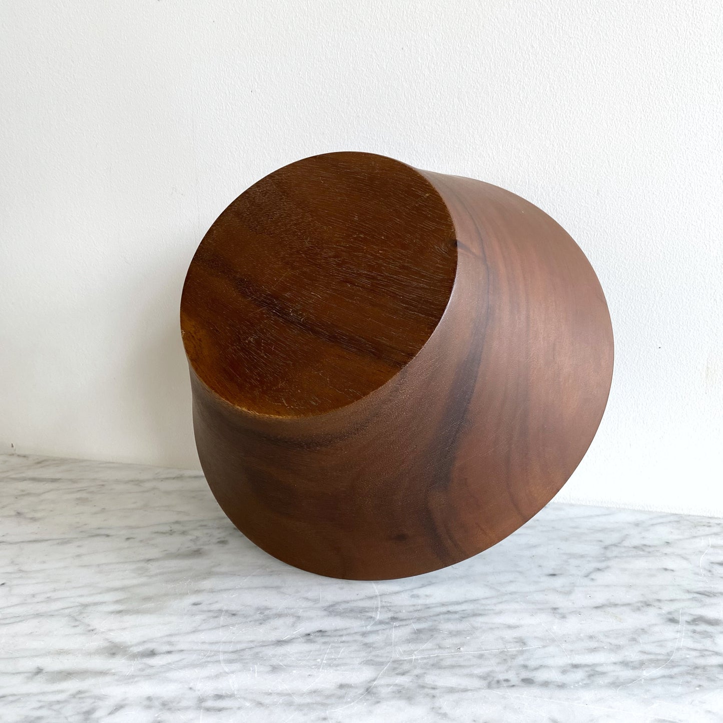 Large Vintage Wood Salad Bowl