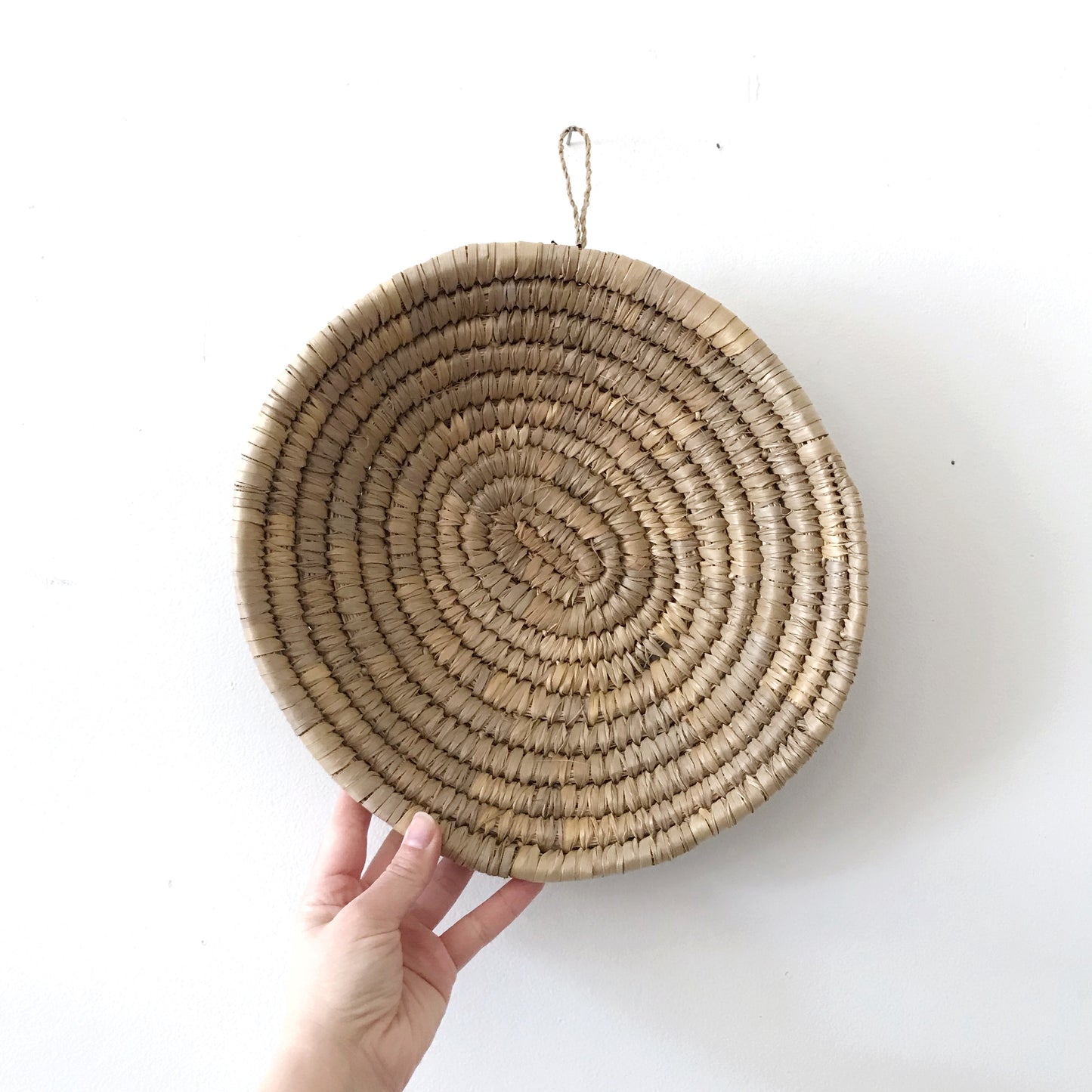 Vintage Woven Wall Basket / Bowl