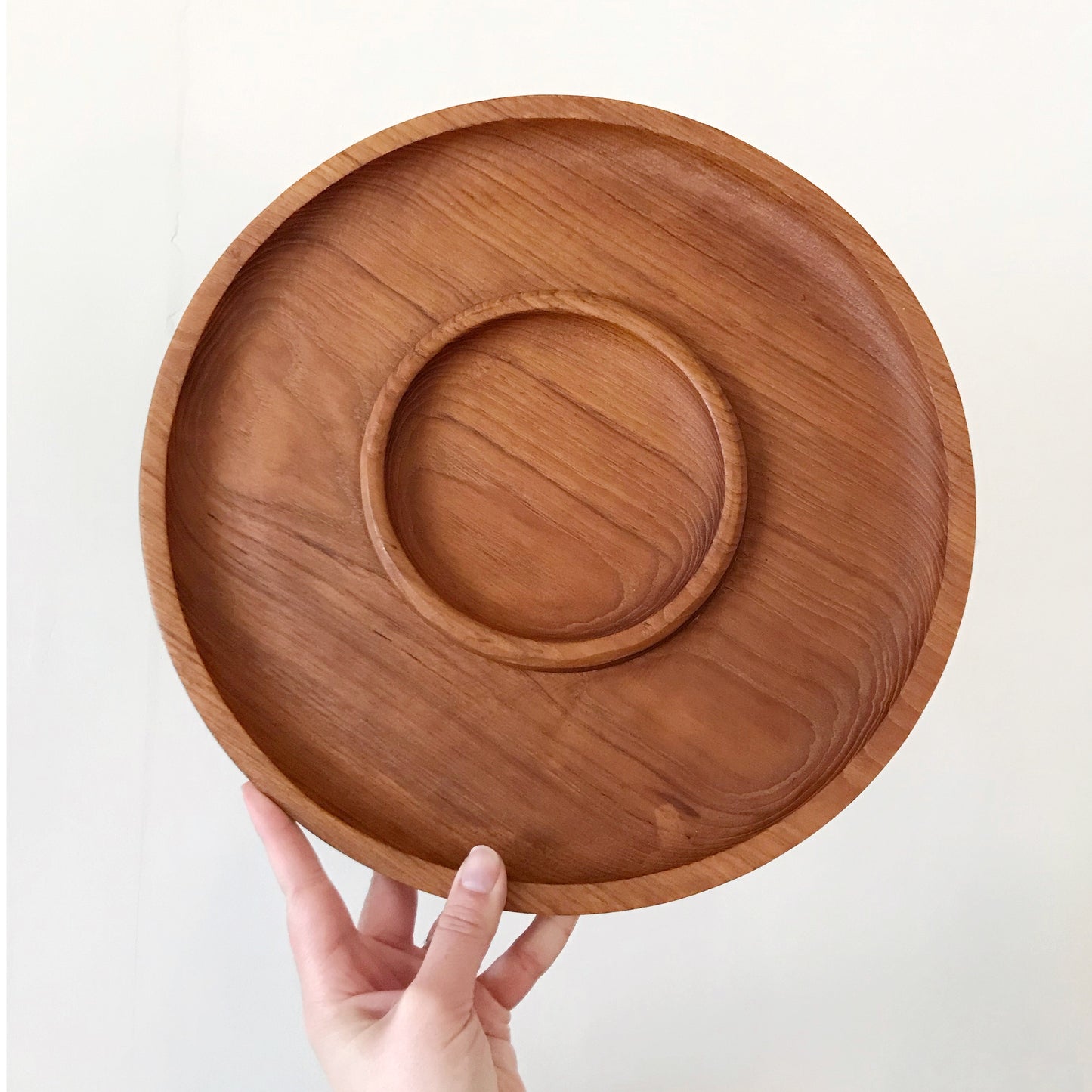 Vintage Teak Serving Tray