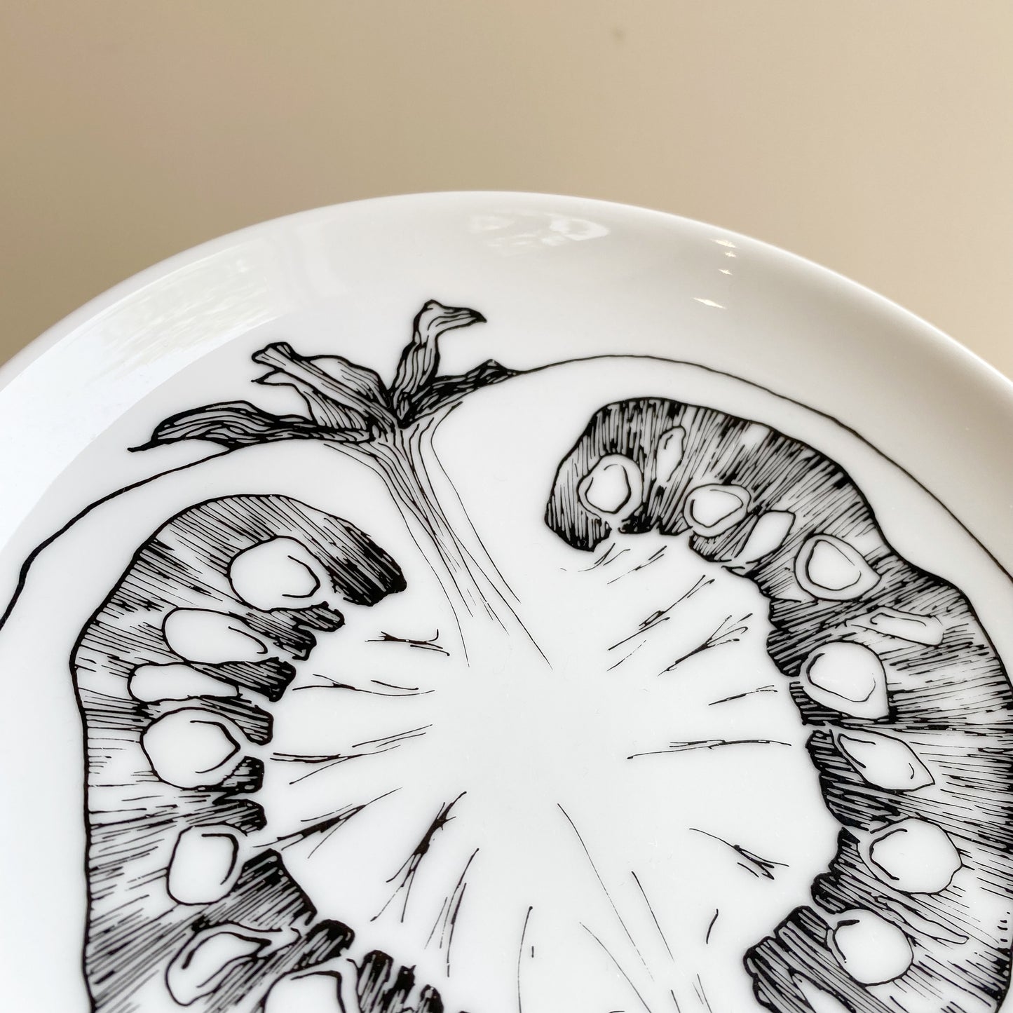 Vintage Ceramic Vegetable Plates, Choose Style