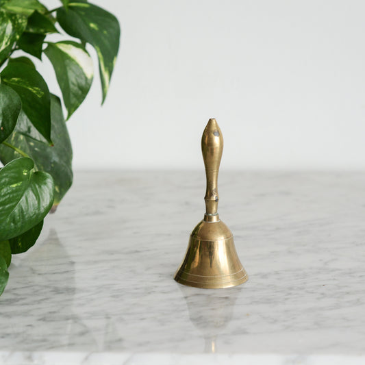 Vintage Brass Bell with with Handle