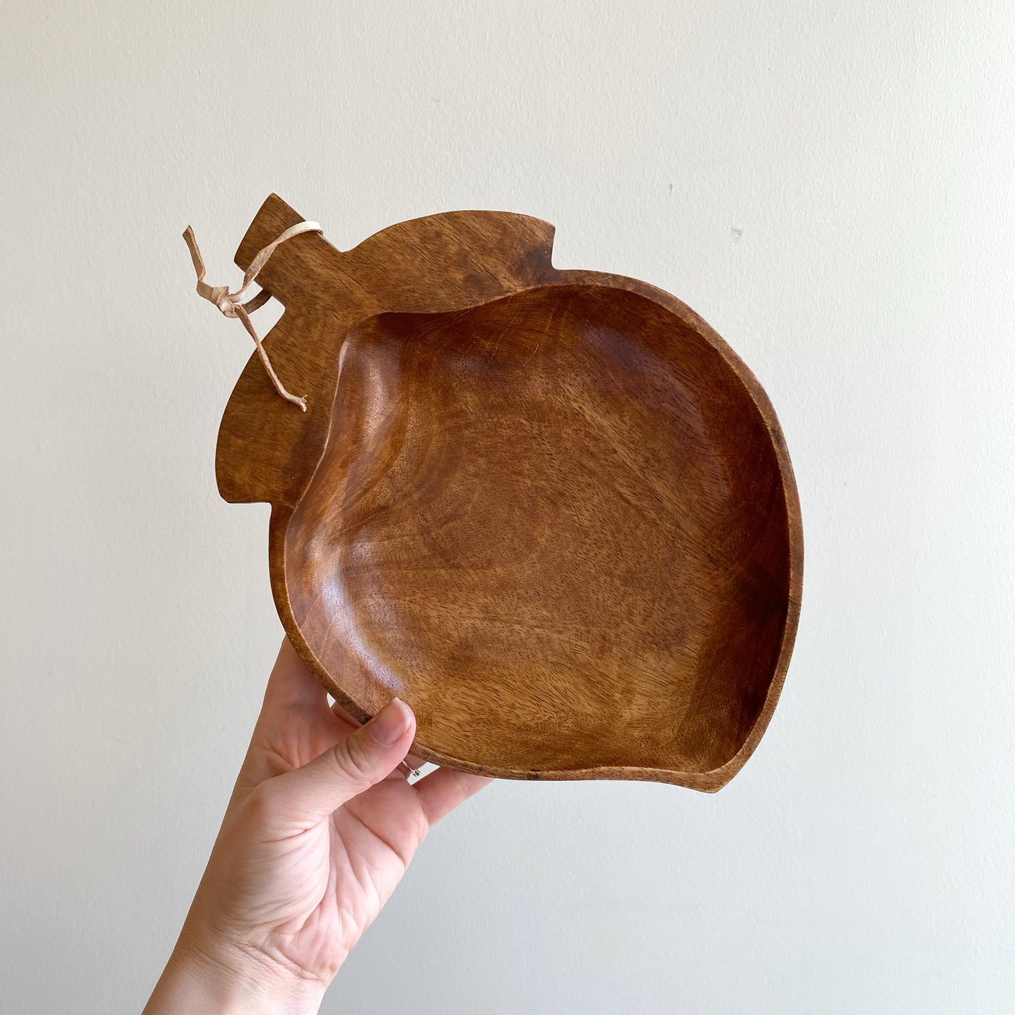 Vintage Shallow Wood “Fruit” Bowl