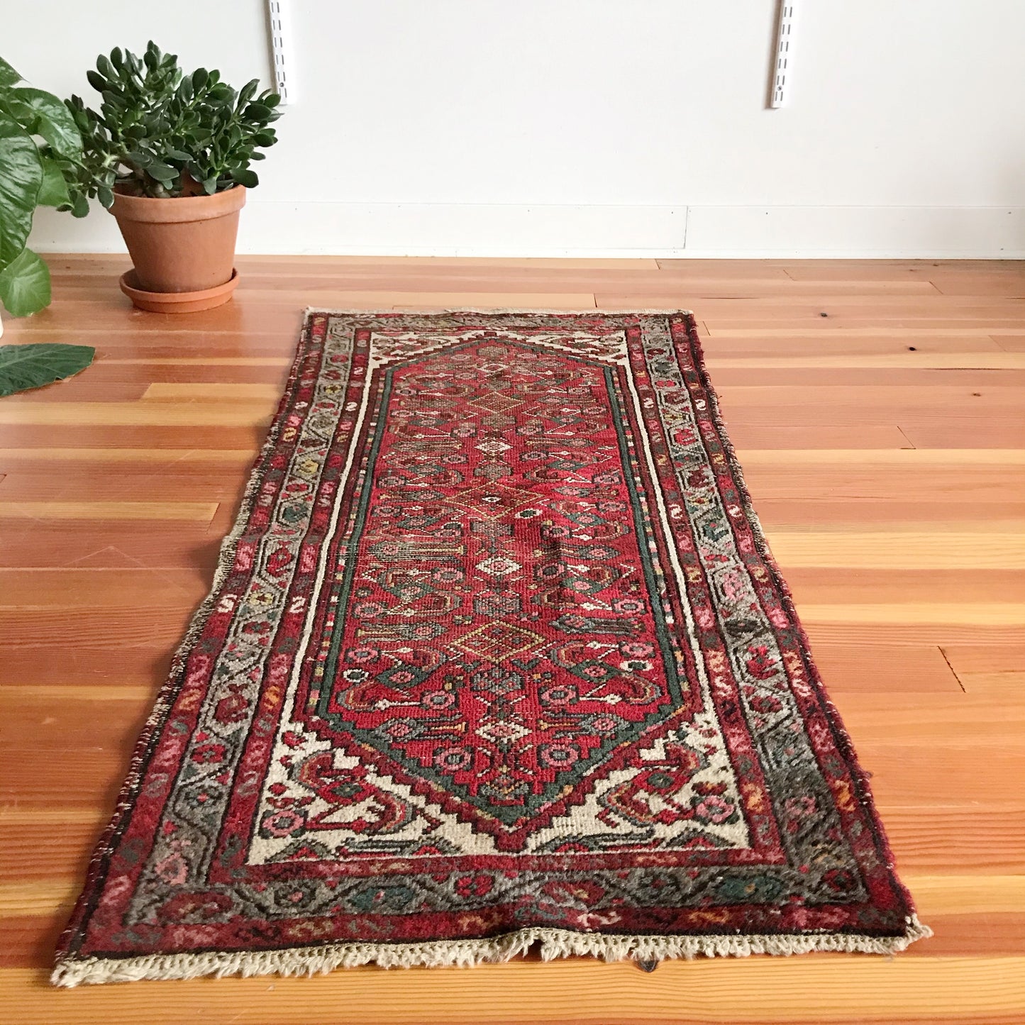 “HANNA” Vintage Hand-knotted Rug (2.4 x 4.10)
