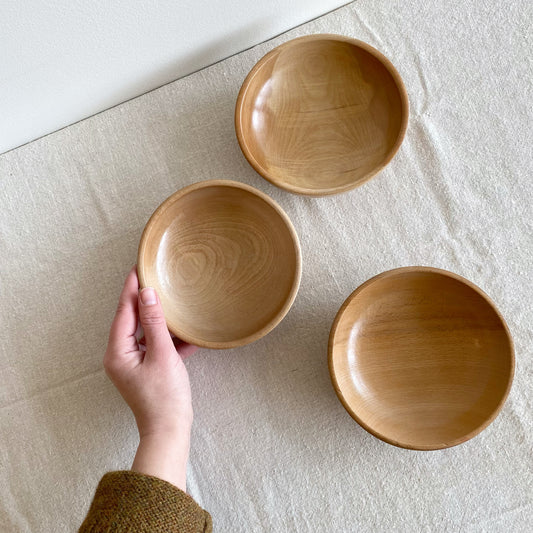 Simple Single Wood Bowl, Japan