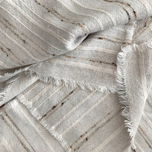 Set of 6 Vintage Woven Placemats, Natural