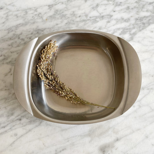 Vintage Stainless Steel Serving Dish, Sweden