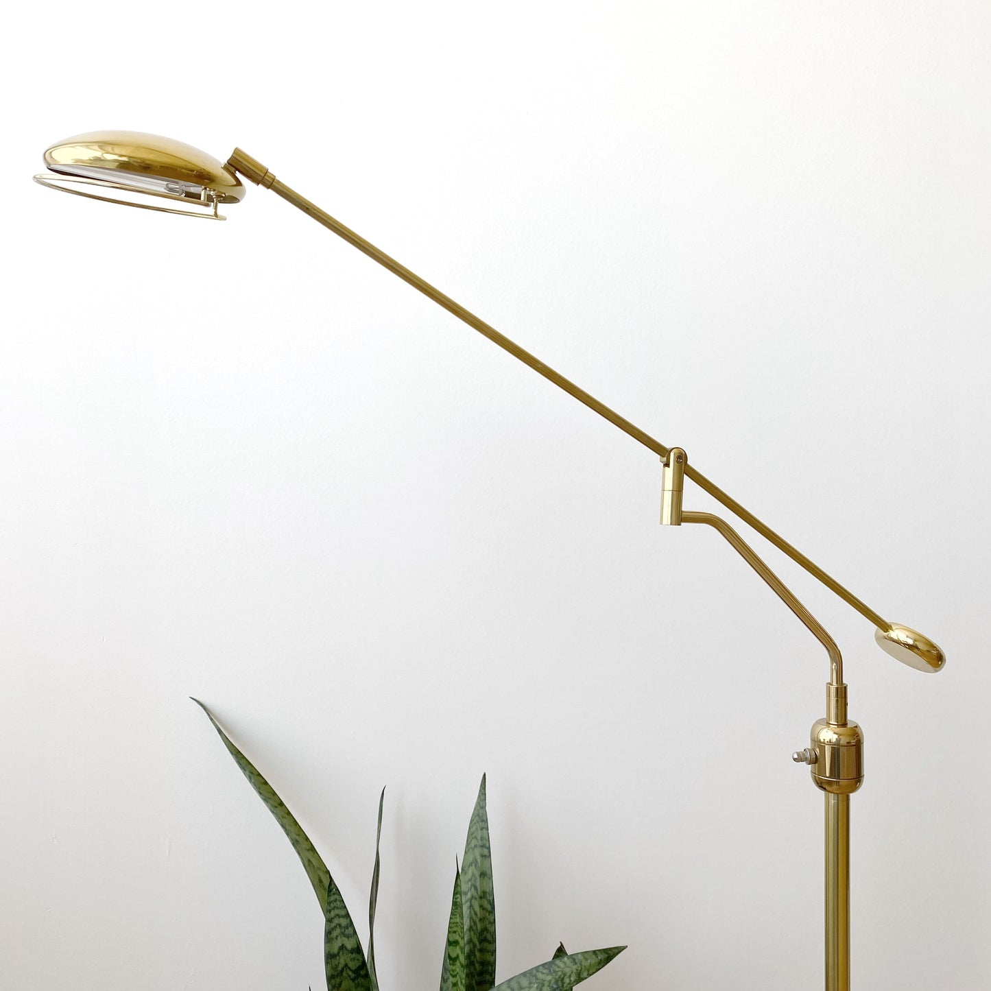 Vintage Gold Articulating Floor Lamp