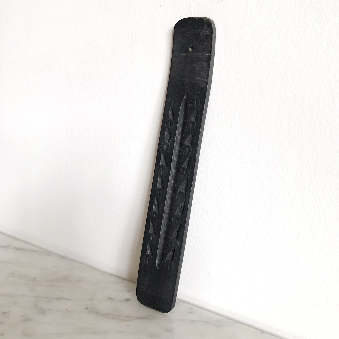 Carved Wood Incense Holder, Ebony