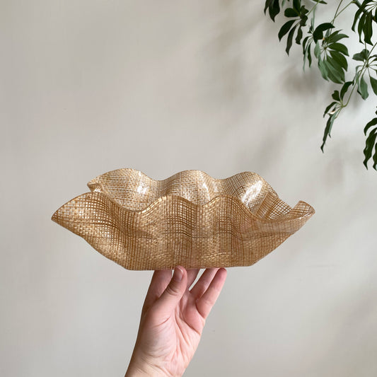 Vintage Ruffled Bowl