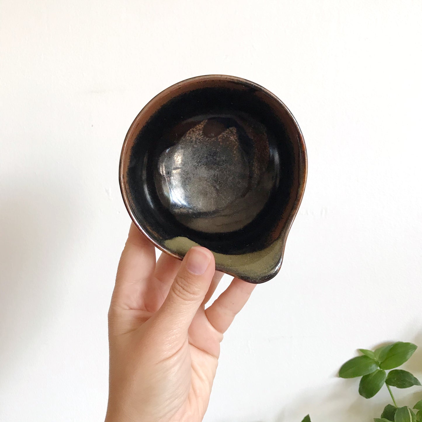 Handcrafted Asymmetrical Pottery Dish