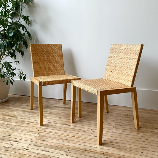 Minimalist Modern Rattan Dining Chair (Single)