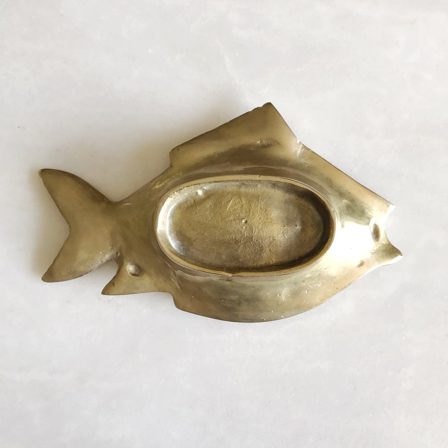 Amazing Vintage Brass Fish Dish / Tray