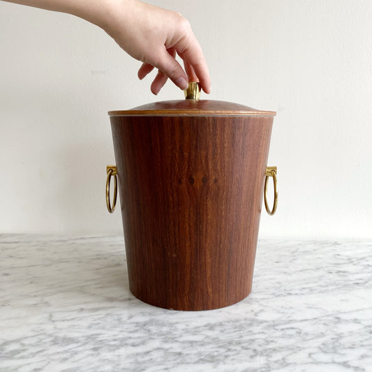 Vintage MCM Rosewood Ice Bucket