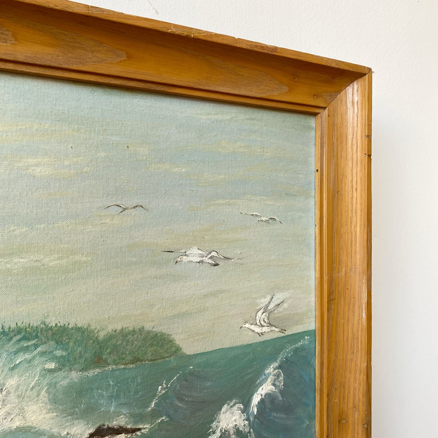 Vintage Original “North Shore” Oil Painting (1959)