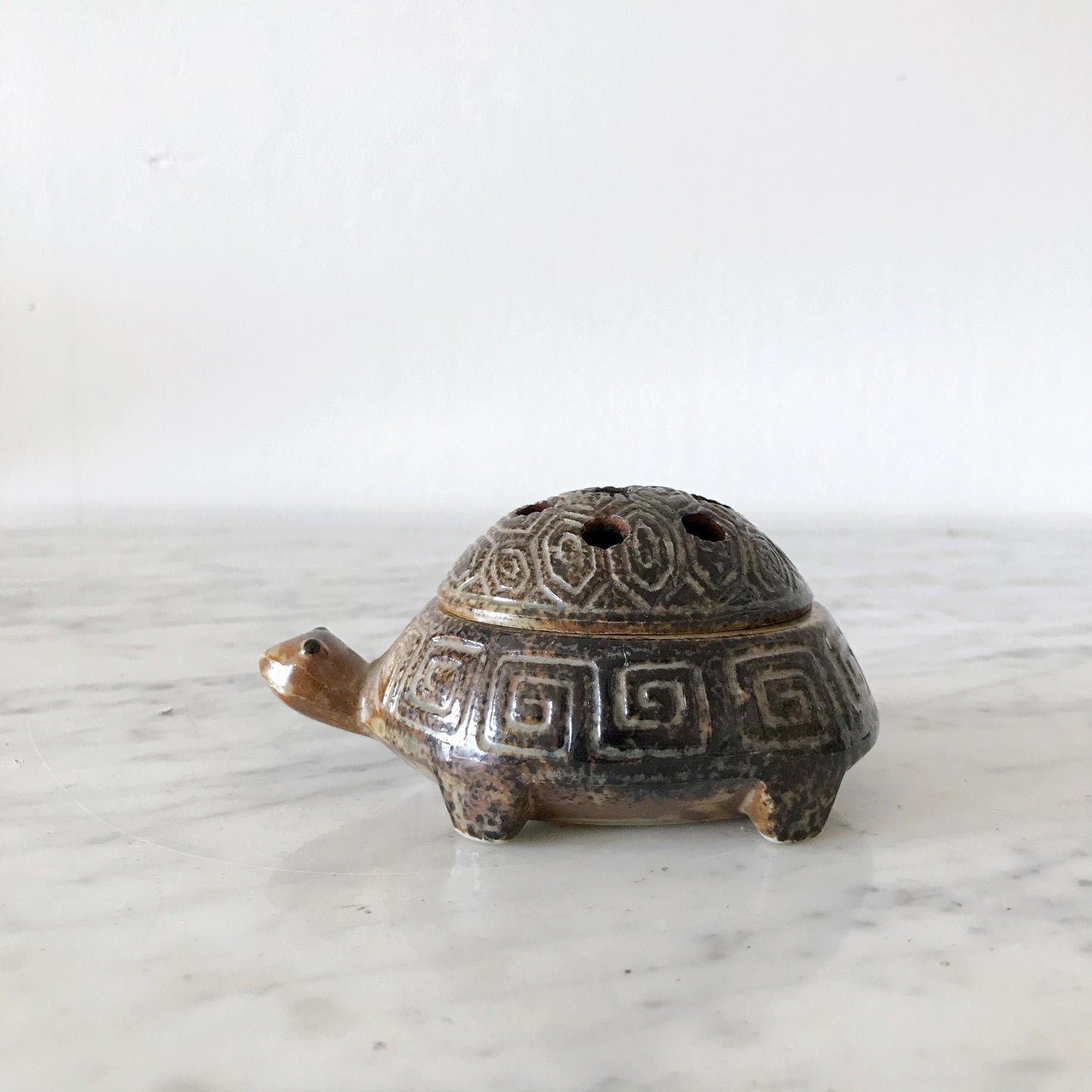 Ceramic Turtle Cone Incense Burner