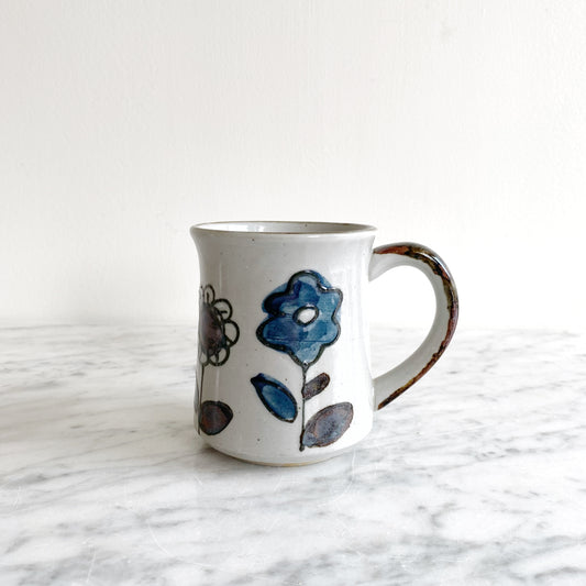 Vintage 70's Scandi Flower Coffee Mug