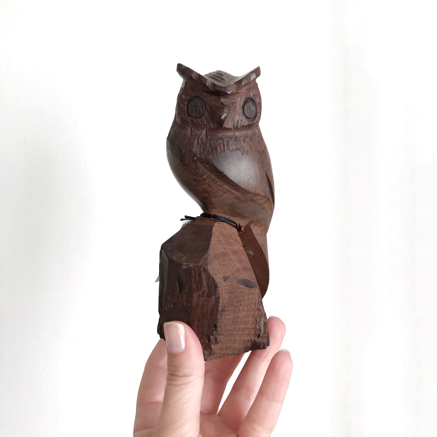 Vintage Ironwood Owl Carving