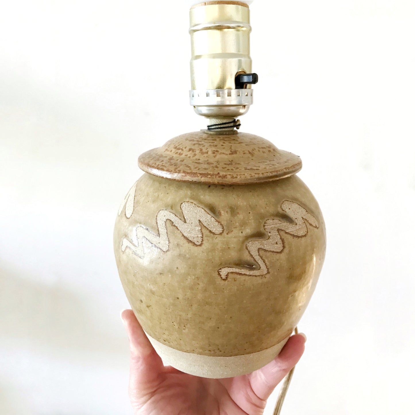 Small Handcrafted Pottery Lamp