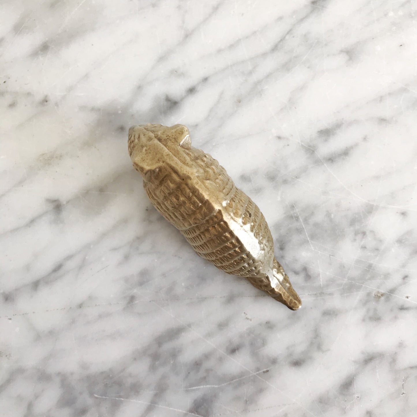 RESERVED: Small Vintage Brass Armadillo