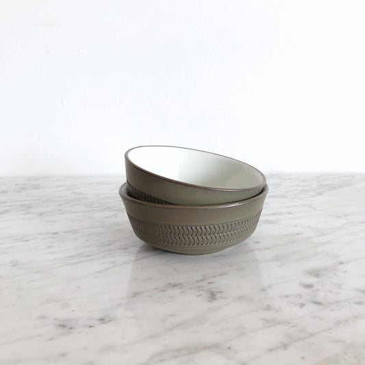 Pair of Vintage Stoneware Bowls by Denby