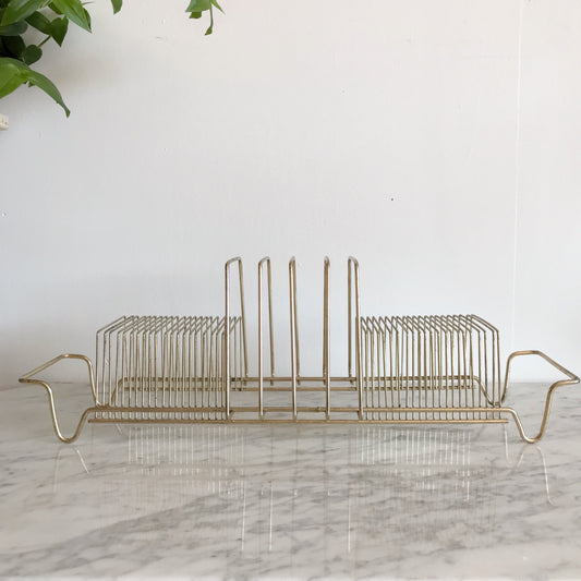 Vintage Gold Wire Album Holder