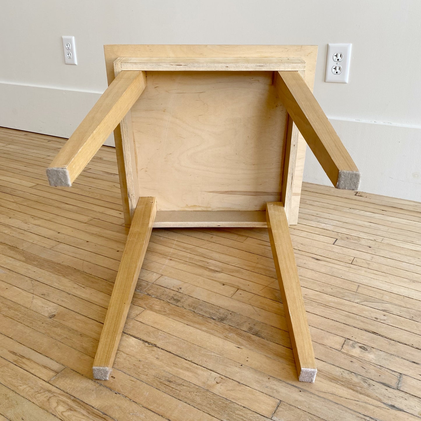 Handmade Wood Side Table
