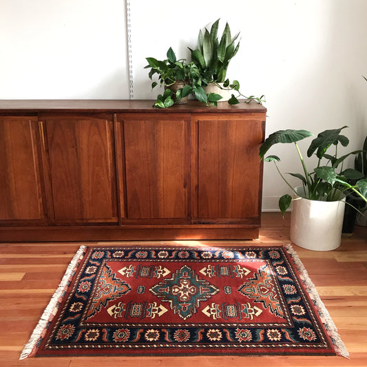 Jovie | Vintage Hand-knotted Rug | 3 x 4